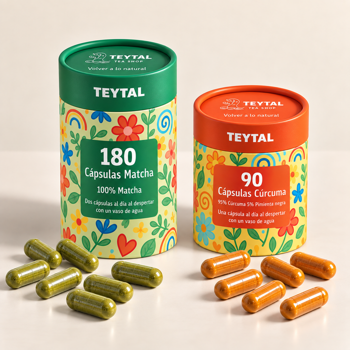3 Meses Pack Pastillas Matcha y Cúrcuma