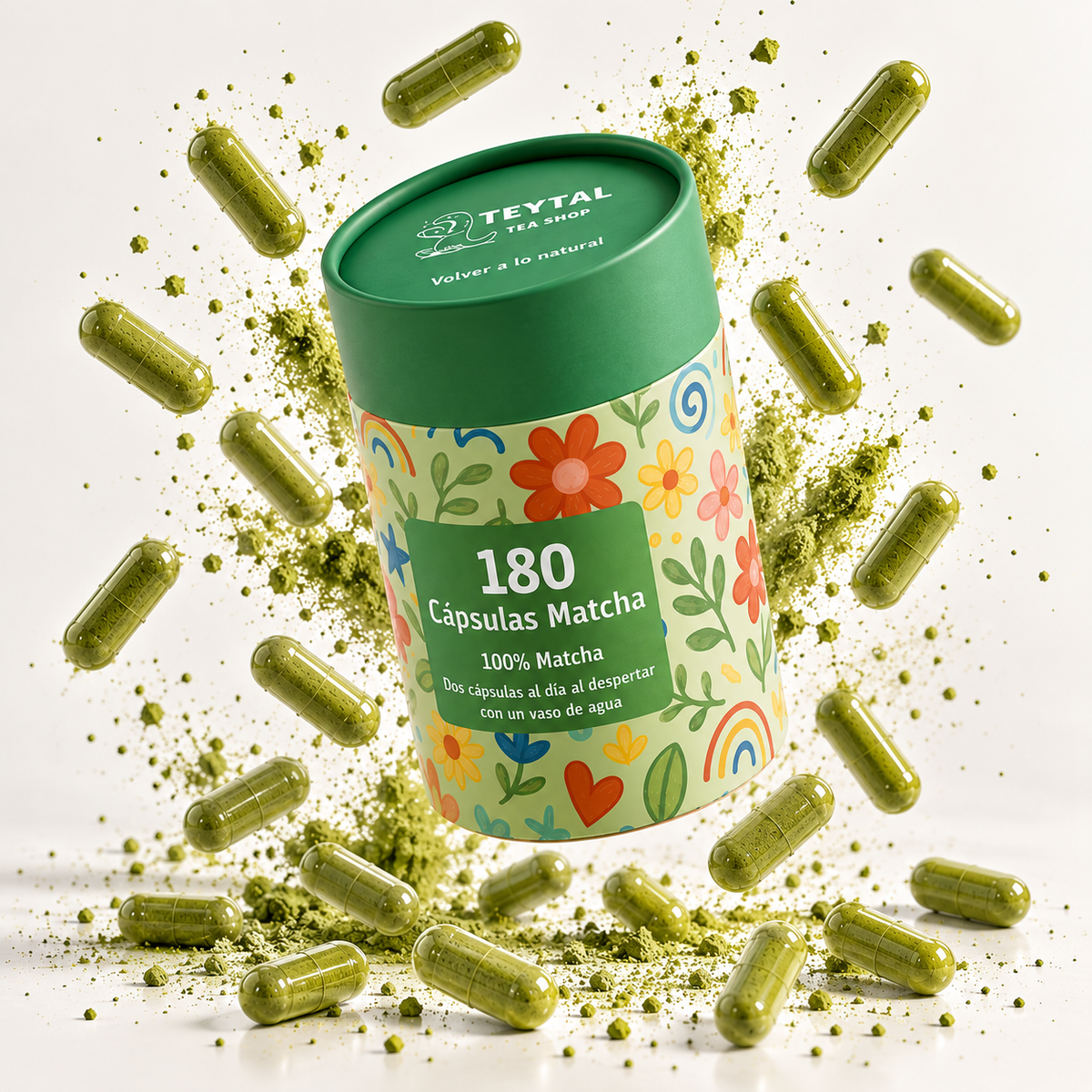 3 Meses Pack Pastillas Matcha y Cúrcuma